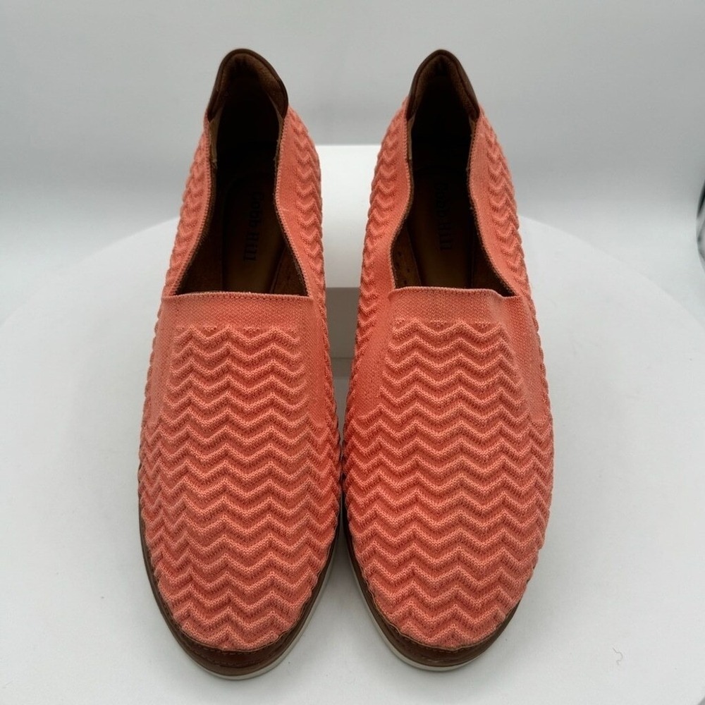 Cobb Hill Coral Chevron Knit Slip On Loafer Flats US 7.5 MSRP $125‎